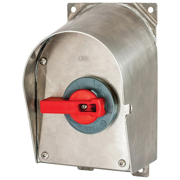 Nonfusible Enclosed Disconnect Switch, 100 A, 600V AC, 3 pole, NEMA 4X