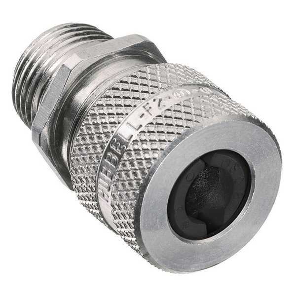 Liquid Tight Connector, 1/2 in., Black