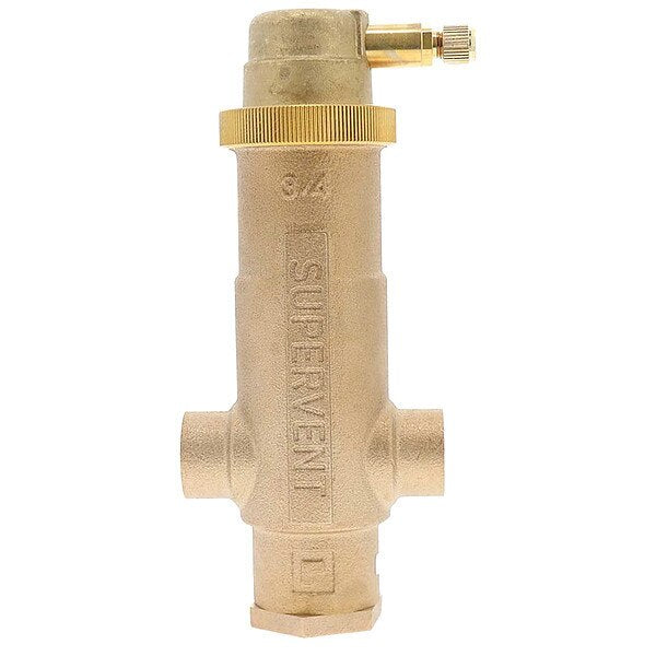 Hydronic Air Vent, 3/4 in Sweat