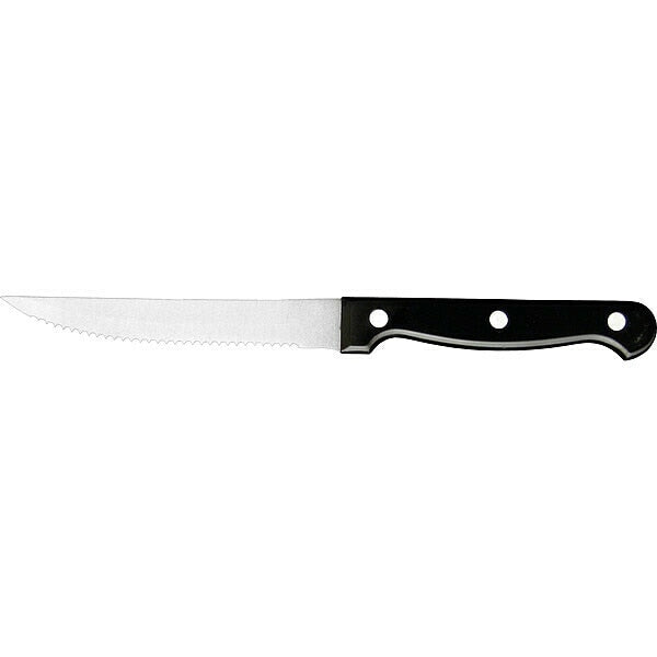Steak Knife, 8 7/8 in L, Black, PK12