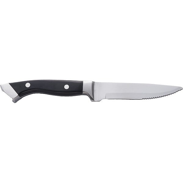 Steak Knife, 10 3/8 in L, Silver, PK12