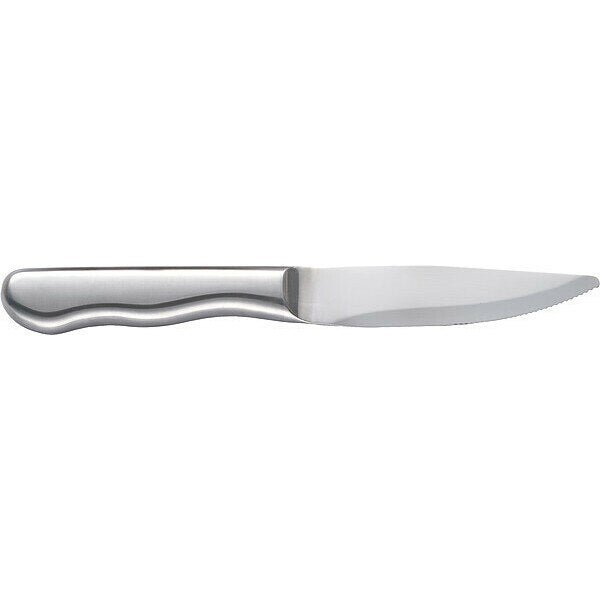 Steak Knife, 10 in L, Silver, PK12