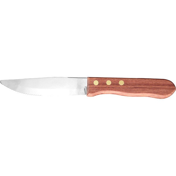Steak Knife, 10 in L, Rosewood, PK12