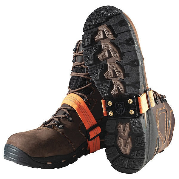 Ice Cleats, Mid-Sole Coverage, Pull On, PR