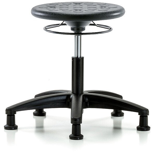 Polyurethane Stool, 300 lb Cap., Black