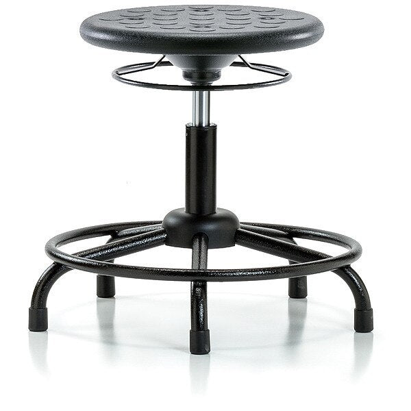 Polyurethane Stool, 300 lb Cap., Black