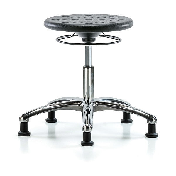 Polyurethane Stool, 300 lb Cap., Black