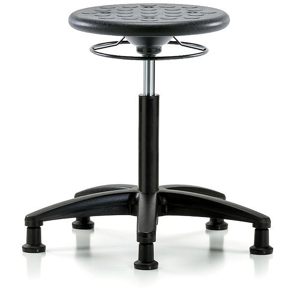 Polyurethane Stool, 300 lb Cap., Black