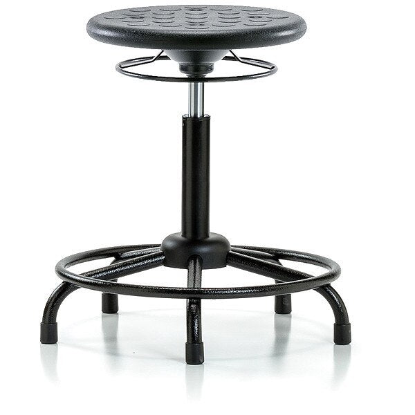 Polyurethane Stool, 300 lb Cap., Black