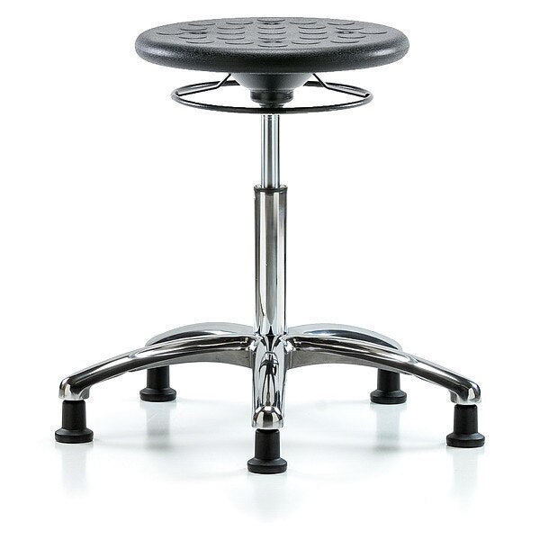 Polyurethane Stool, 300 lb Cap., Black