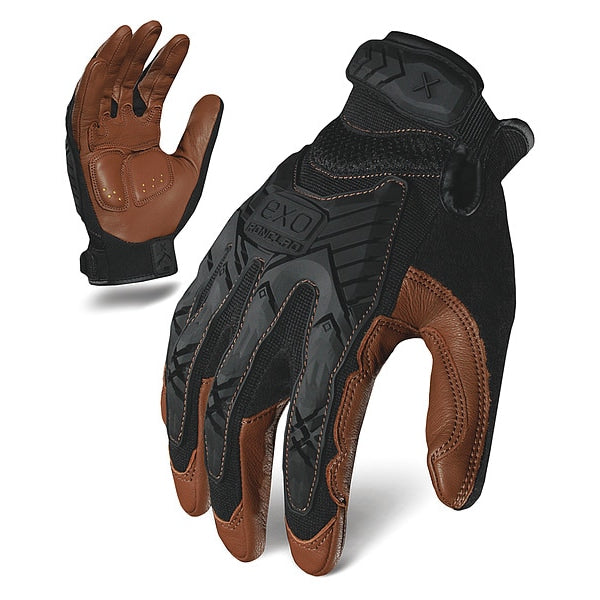 Impact Mechanics Glove, Black/Brown, S, PR