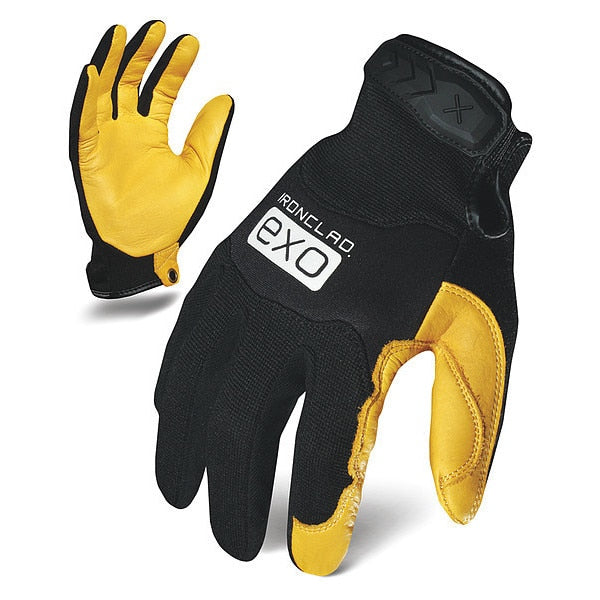 Mechanics Gloves, S, Black, Single Layer, Spandex, Neoprene