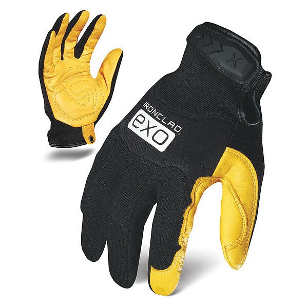 Mechanics Gloves, S, Black, Single Layer, Spandex, Neoprene