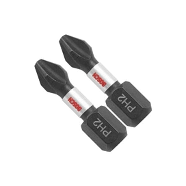 Impact Driver Bits, Phillips(R), #2, PK2