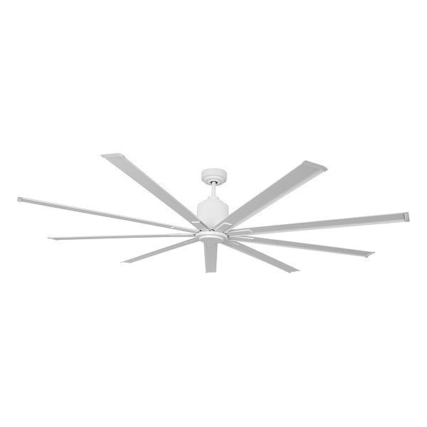Ceiling Fan, Al Blade, 8 ft Blade, White