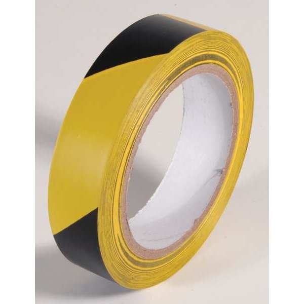 Marking Tape, Striped, Black/Yellow, 1