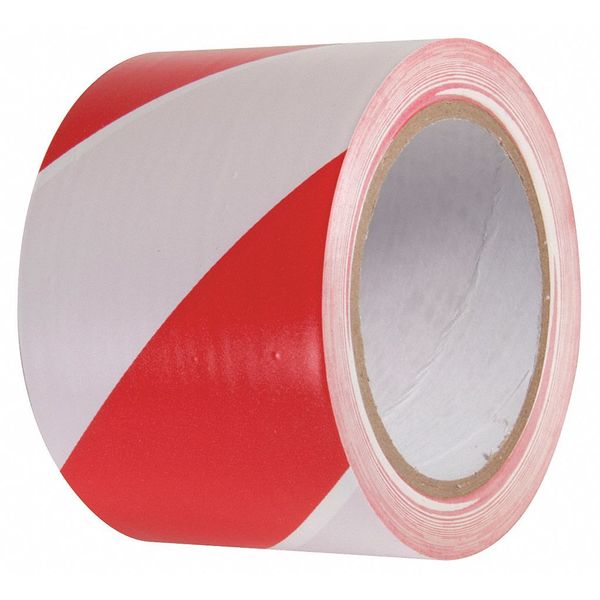 Marking Tape, Striped, Red/White, 3