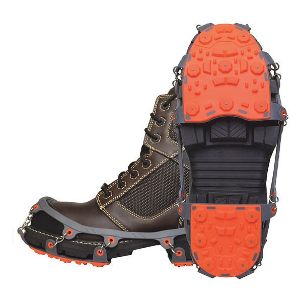 Ice Cleats, Unisex, Gray/Orange, PR