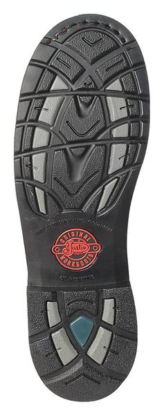 Size 13EE Men's Western Boot Steel Work Boot, Brown
