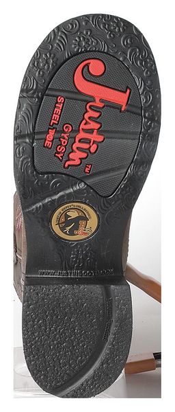 Size 10 Women's Western Boot Steel Work Boot, Brown