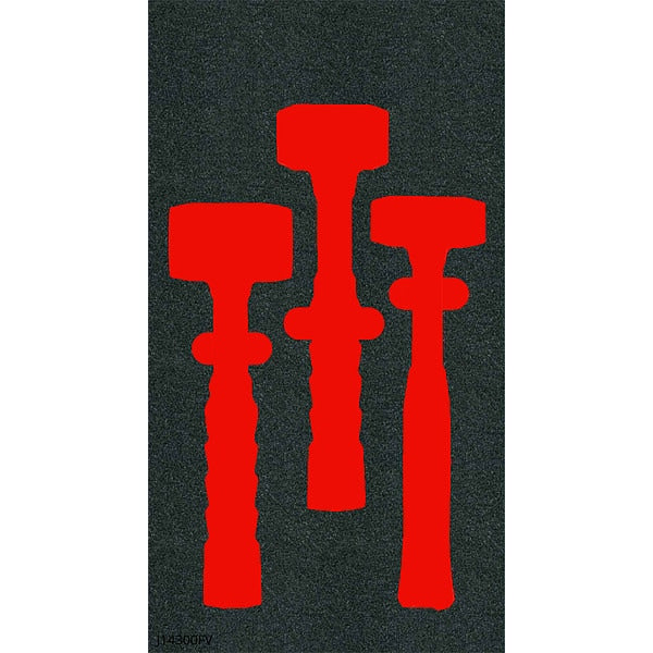 Foam Inserts, Black/Red, 16