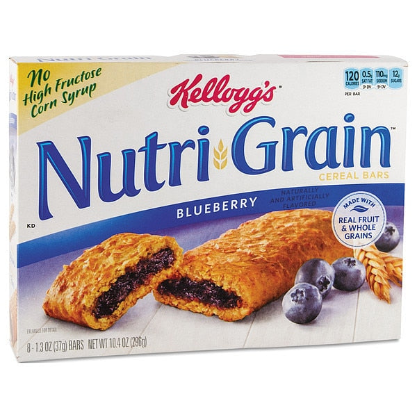 1.3 oz. Nutri-GrainÂ® Blueberry Cereal Bars, 16 PK