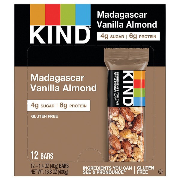 KIND Vanilla Nuts and Spices Bar, 12 PK