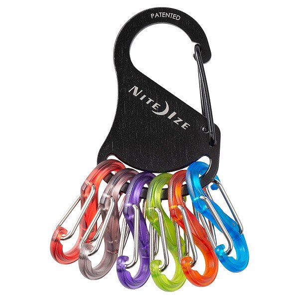 Key Rack, 1 1/4 in Ring Size, Black