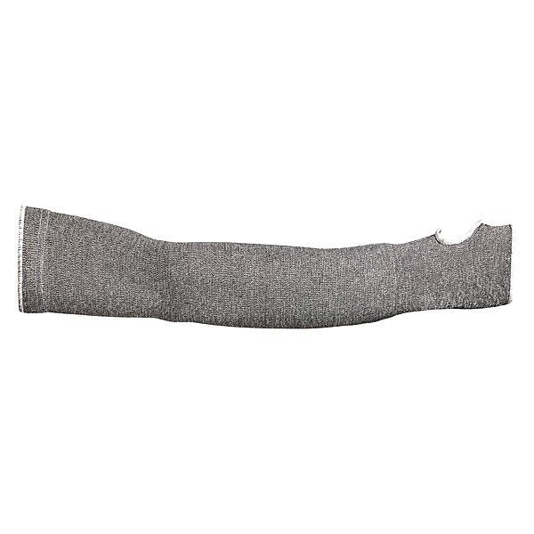 Cut-Resistant Sleeve, S, Gray/White, PR