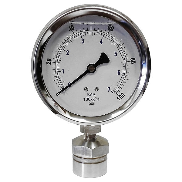 Pressure Gauge, 0 to 15000 Range