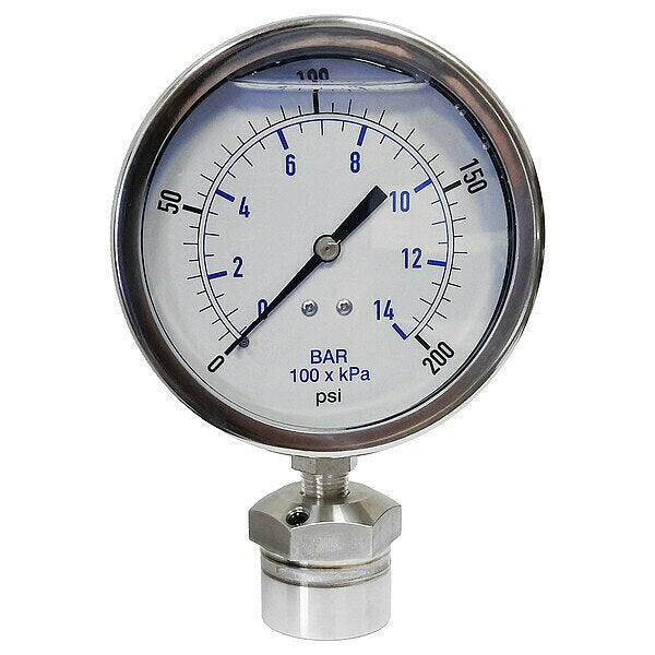 Pressure Gauge, 0 to 15000 Range