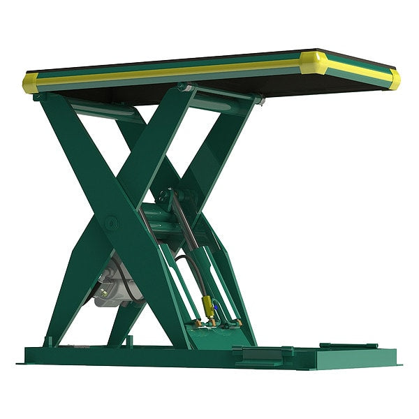 Scissor Lift Table, 2000 lb. Cap, 115V, 24