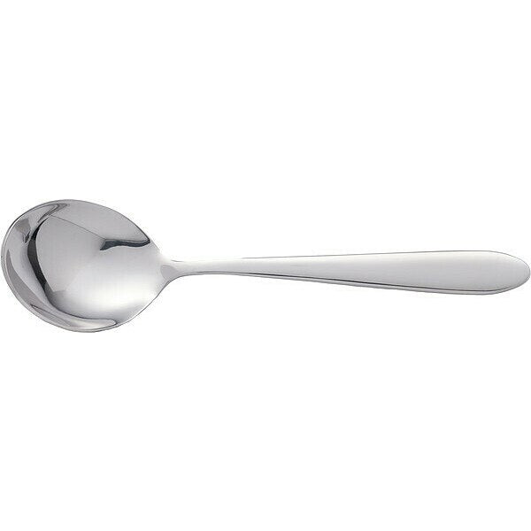 Bouillon Spoon, 6 3/4 in L, Silver, PK12