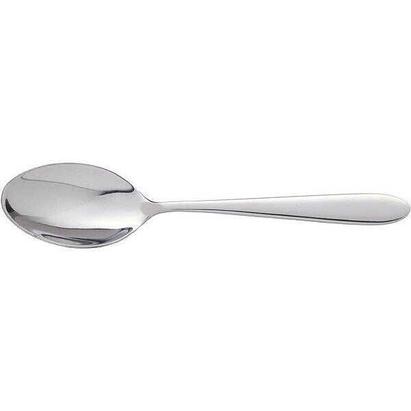 Dessert Spoon, 7 1/8 in L, Silver, PK12