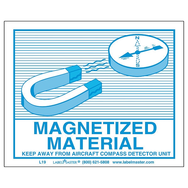 Magnetized Mat Air Labl, 110mmx90mm, 500