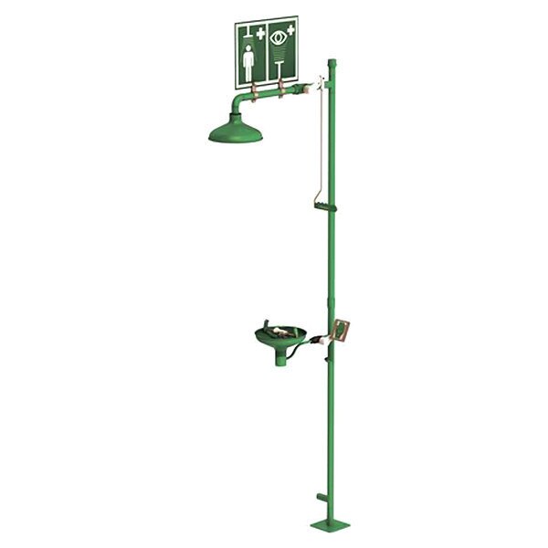 Floor Mounted Eyewash Station Stainless Steel