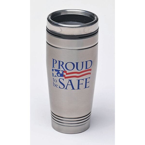 Travel Mug, Take Safety Everywhere, 18 oz.