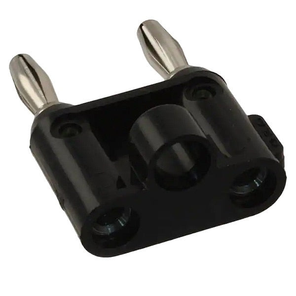 Double Banana Plug, 5000VDC, 15A, Black