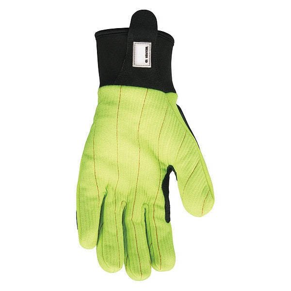 Mechanics Glove, L, Full Finger, PR
