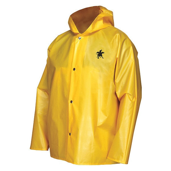 Rain Jacket, 4XL, Yellow, Unisex