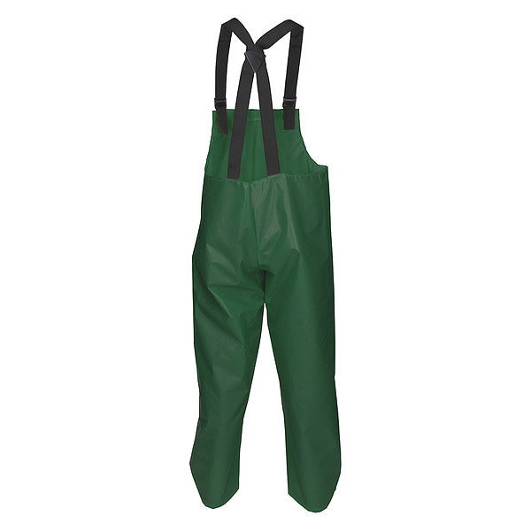 Bib Pant, L, Green, Unisex, Nylon Liner
