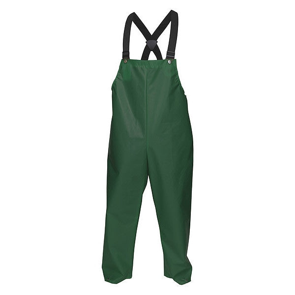 Bib Pant, L, Green, Unisex, Nylon Liner