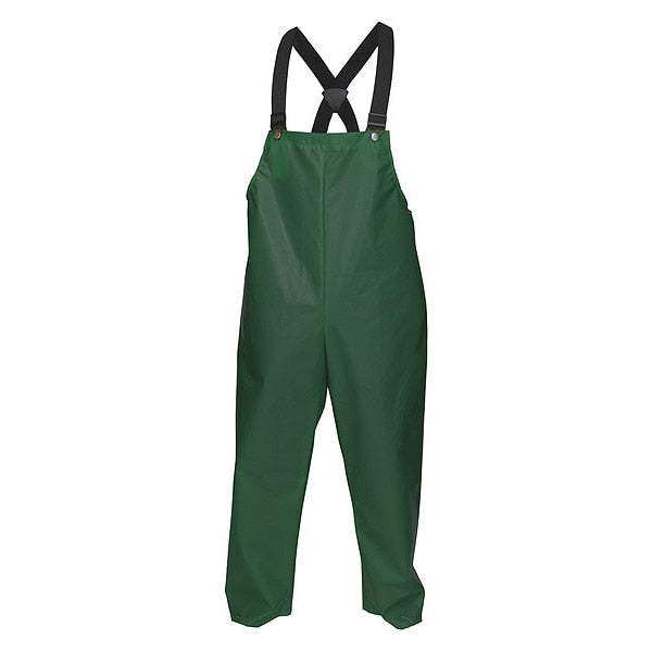 Bib Pant, S, Green, Unisex, Nylon Liner