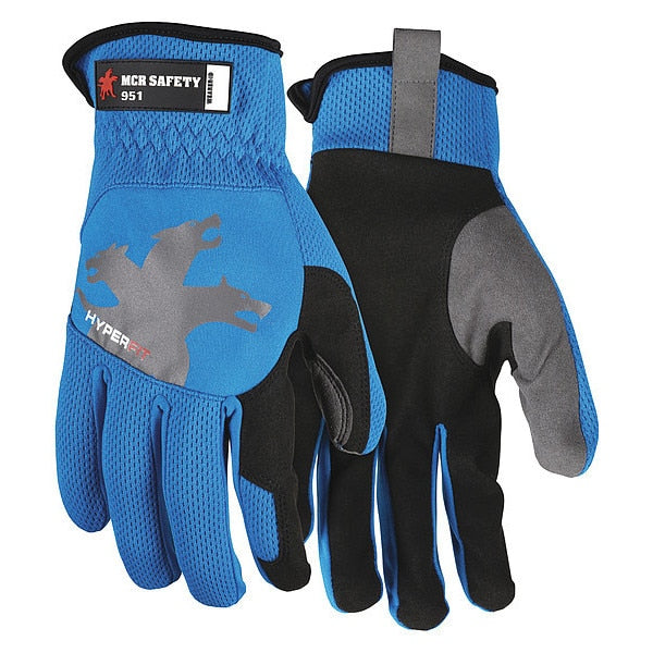 Mechanics Glove, 2XL, Full Finger, PR