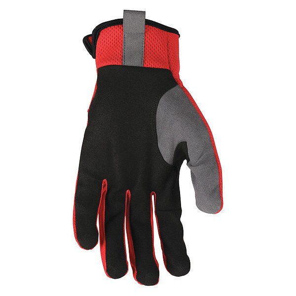 Mechanics Glove, L, Full Finger, PR