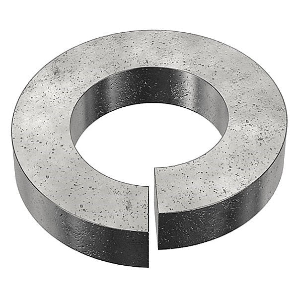 Split Lock Washer, Fits Bolt Size M4 Steel, Black Oxide Finish, 100 PK