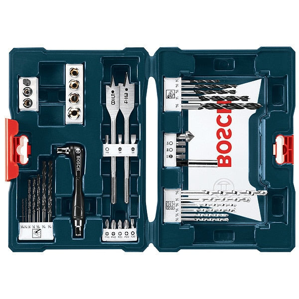 Drilling and Driving Bit Set, Split Point