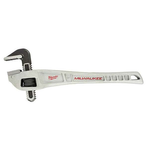14 in L 2 in Cap. Aluminum Straight Pipe Wrench
