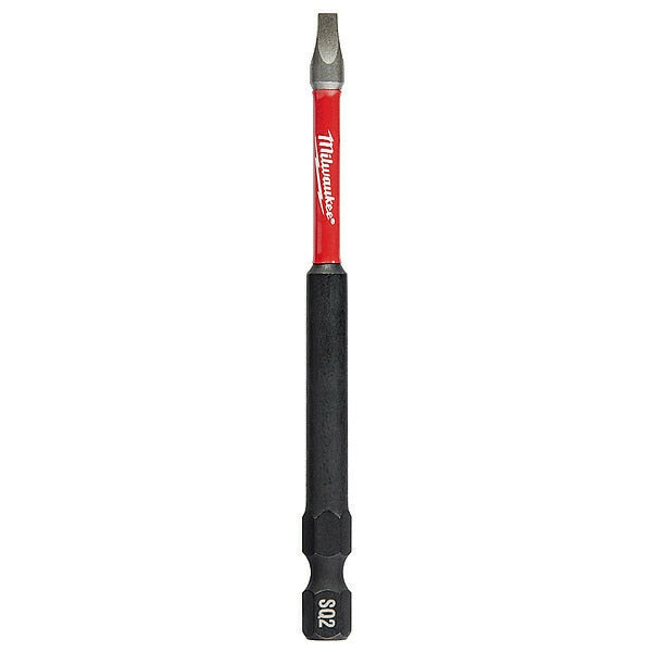 SHOCKWAVE 3-1/2â Impact Square Recss #2 Power Bit