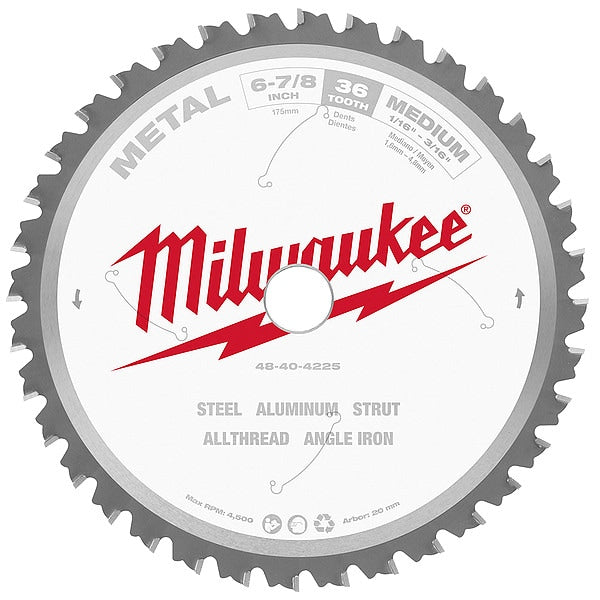 6 7/8 in. 36 Tooth Metal Cutting Circular Saw Blade (20mm Arbor)